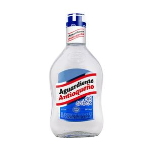 Aguardiente Antioqueño Sin Azúcar Tapa Azul x 375 Ml - Unidad