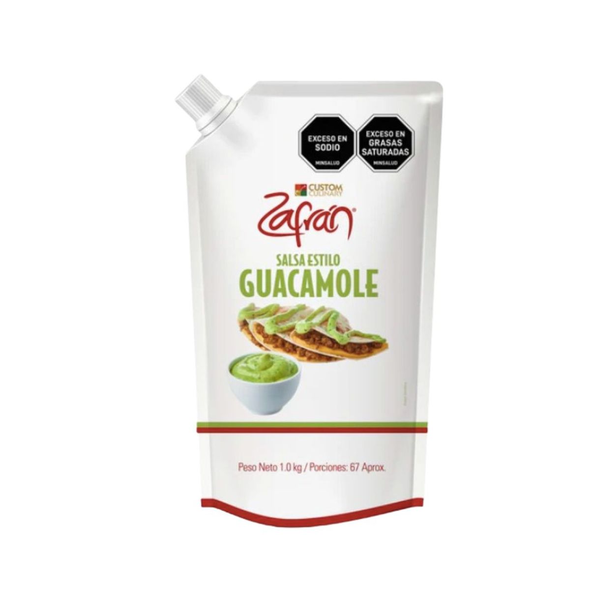 10X Salsa Guacamole Zafrán x 1000 Gr Bolsa