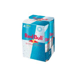 Bebida Energizante Red Bull Sugarfree x 250 Ml x 4 Unds - Caja