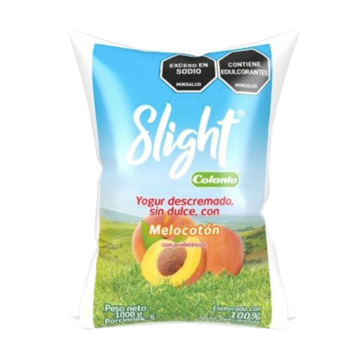 10X Yogurt Slight Melocotón Colanta x 1Lt