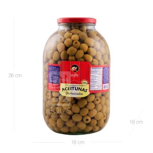 Aceituna Verde Deshuesada Alfa Galón x 4000 Gr - Unidad