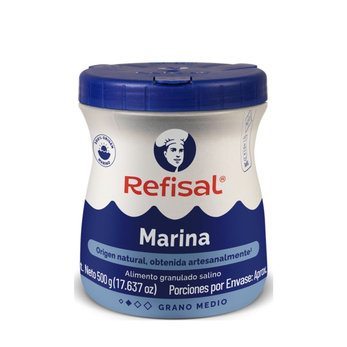 10X Sal Marina Salero Refisal x 500 Gr