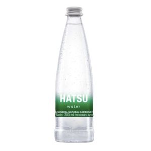 Agua Hatsu Con Gas x 300 Ml x 24 Und Vidrio - Caja