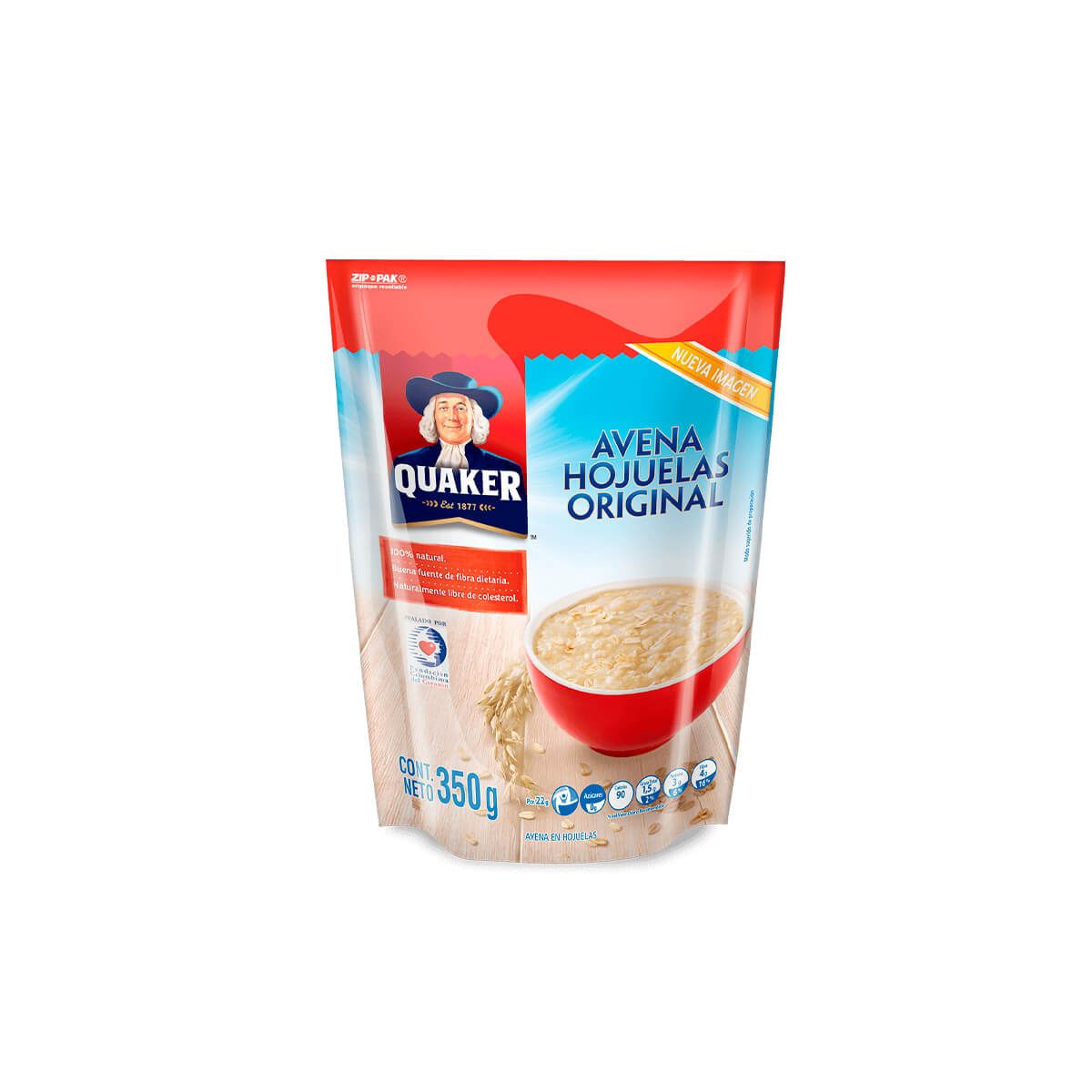 10X Avena en Hojuelas Quaker x 350 Gr
