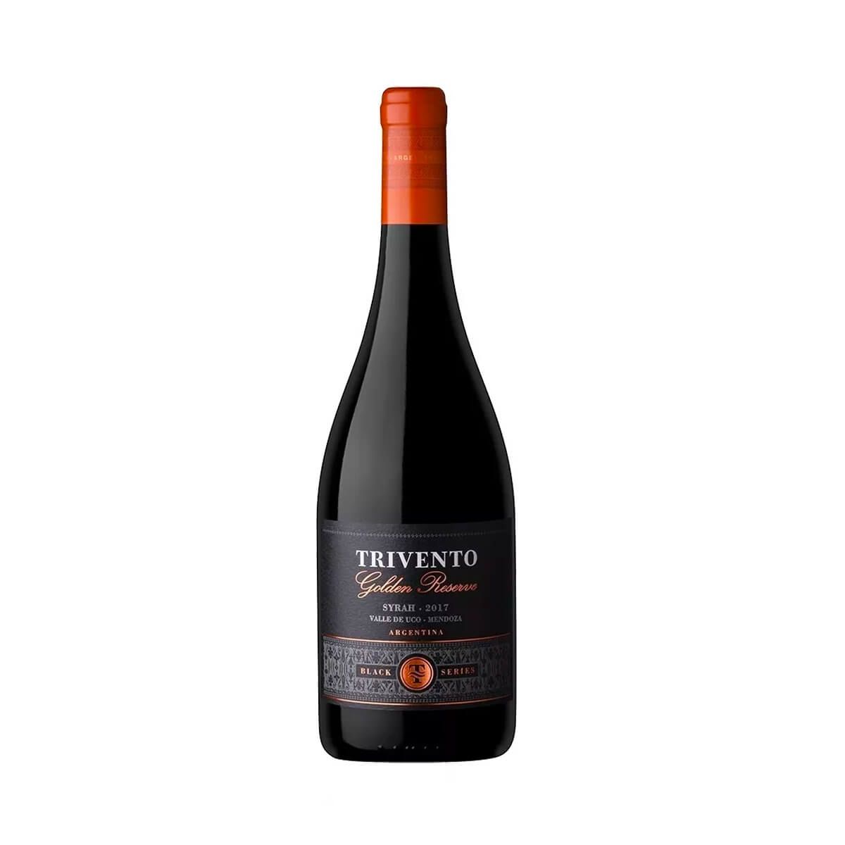 10X Vino Tinto Trivento Golden Reserve Syrah Argentino x 750 Ml