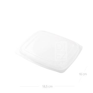 Tapa De La Base Rectangular Negro 750/1000 Gr Pet x 50 Unid Paquete - Paquete