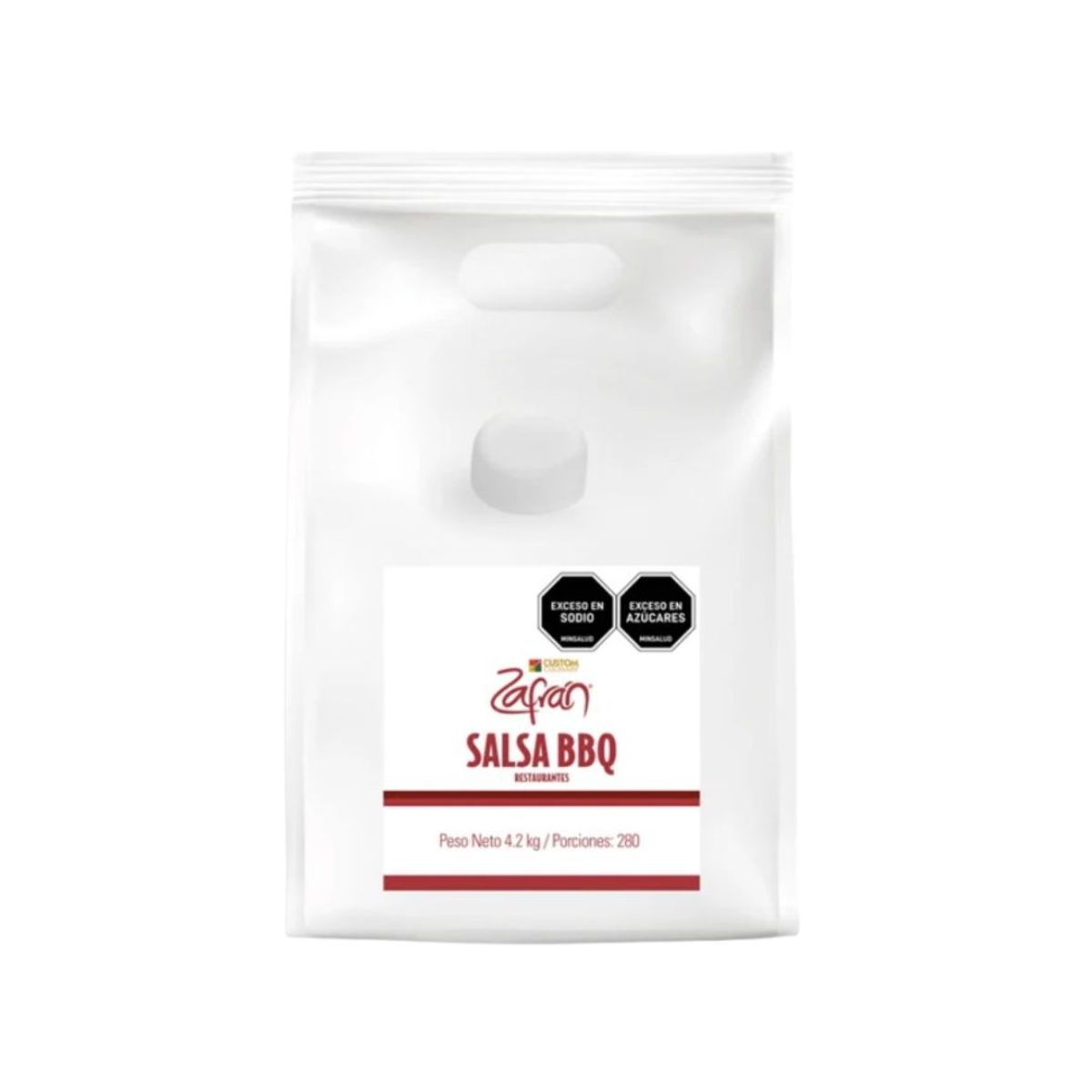 10X Salsa BBQ Zafrán Restaurante x 4200 Gr Bolsa Master Bag