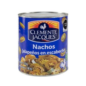 Jalapeños En Rodajas Clemente Jacques x 2800 Gr Lata Drenado 1680 Gr - Unidad