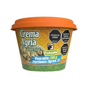 Crema Agria Colanta x 200 Gr Tarro - Unidad