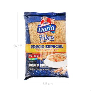 Pasta Fideos Doria x 500 Gr Bolsa - Bolsa