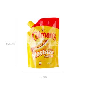 Mostaza Colmans x 200 Gr Doy Pack - Unidad