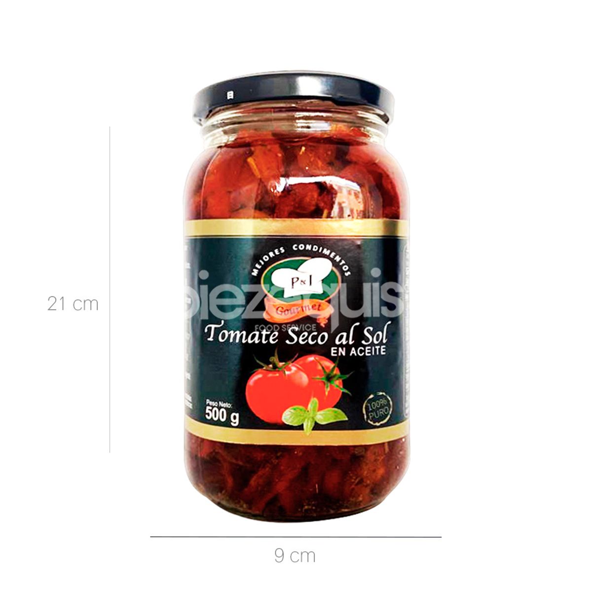 10X Tomate Seco En Aceite PI x 500 Gr Pet