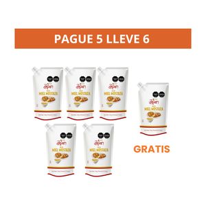 Promoción Miel Mostaza Zafrán x 1000 Gr Bolsa Pague 5 Lleve 6 - Caja - Unidad