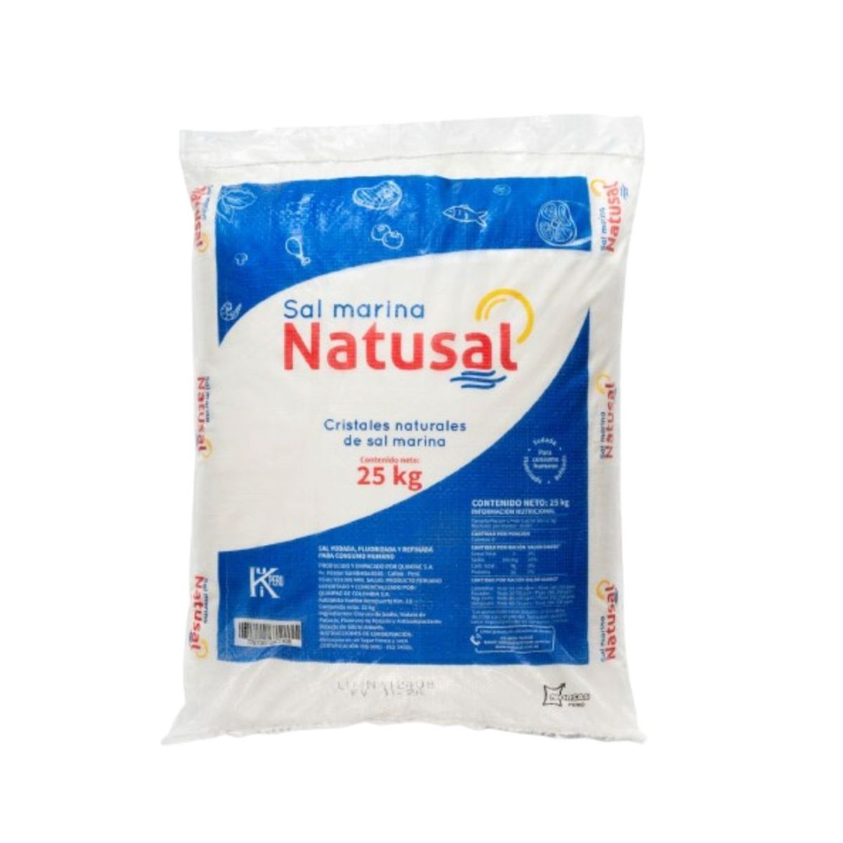 10X Sal Marina Natusal x 25 Kg Bulto