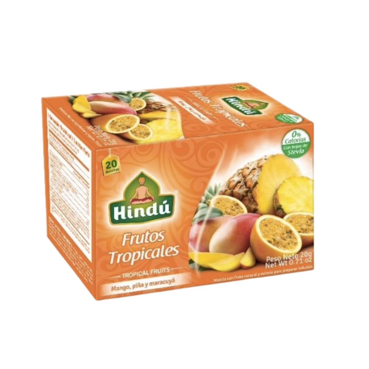 10X Infusión Frutal Hindú Frutos Tropicales x 20 Und