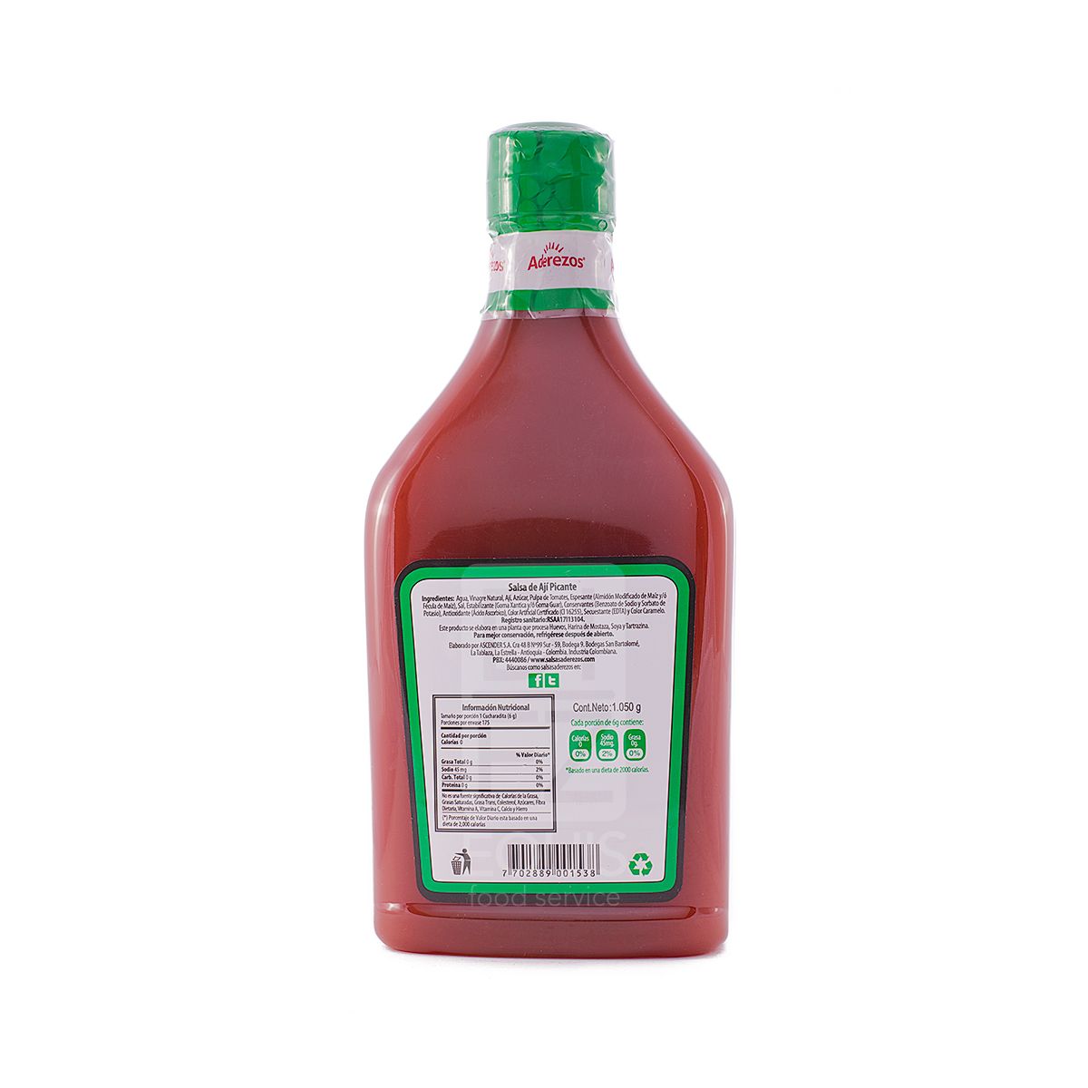 10X Salsa Ají Aderezos x 1050 Gr Pet