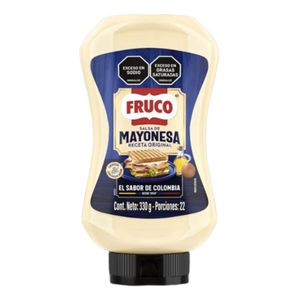 Salsa Mayonesa Fruco Squeeze x 330 Gr - Unidad