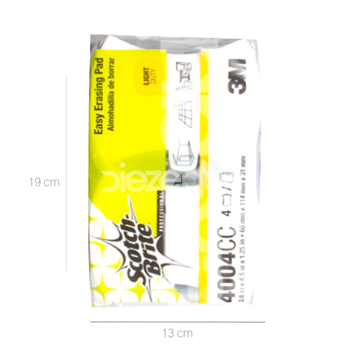 10X Esponjilla Onda Borra Man Scotch-Brite x 12 Unds