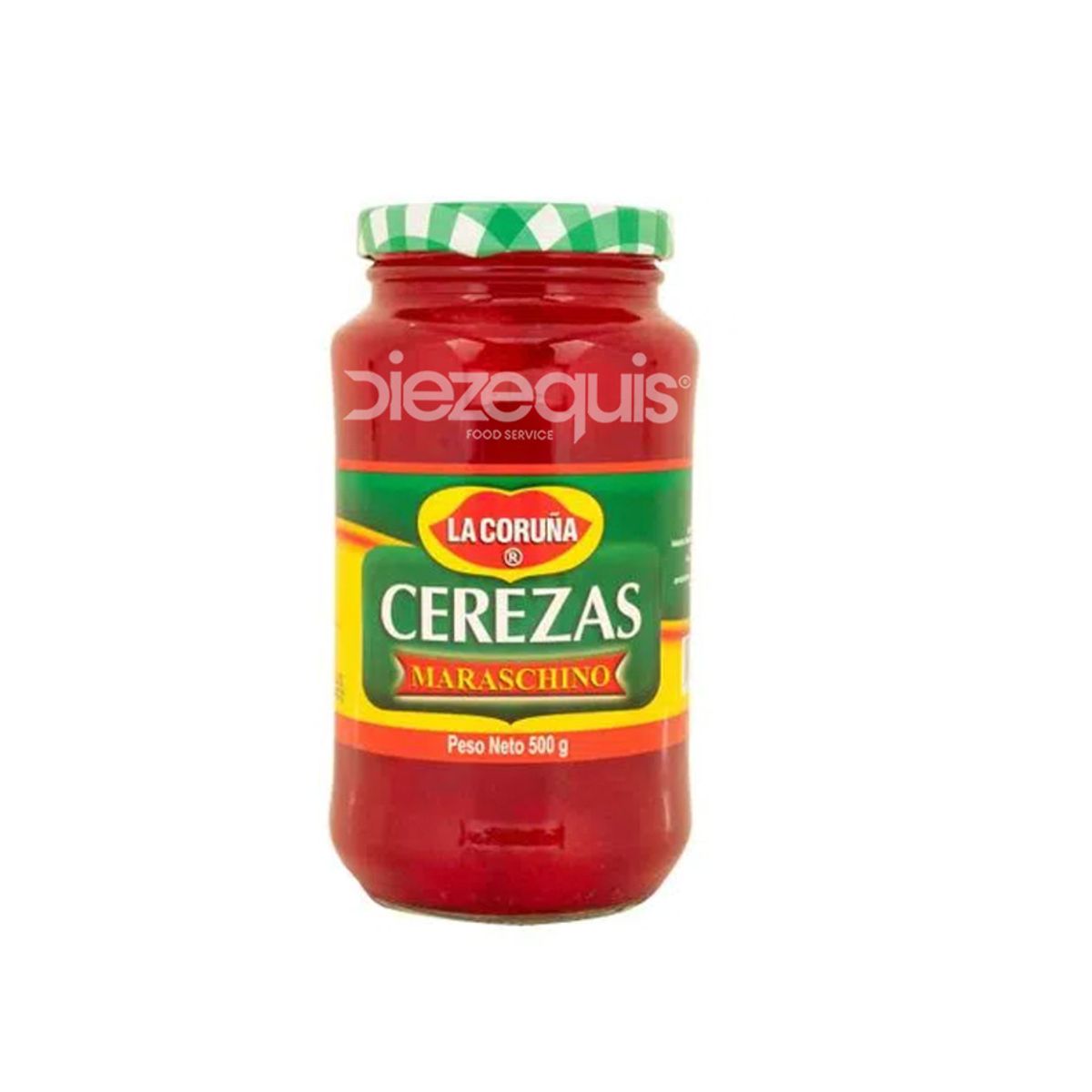 10X Cereza Marrasquino La Coruña x 500 Gr Vidrio