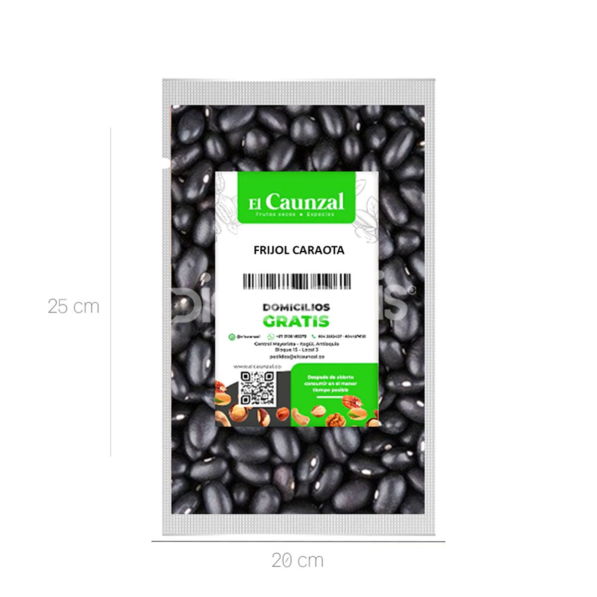 10X Frijol Caraota El Caunzal x 1000 Gr Bolsa