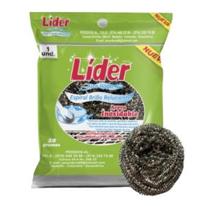 Esponja Brillo Inoxidable Lider - Unidad