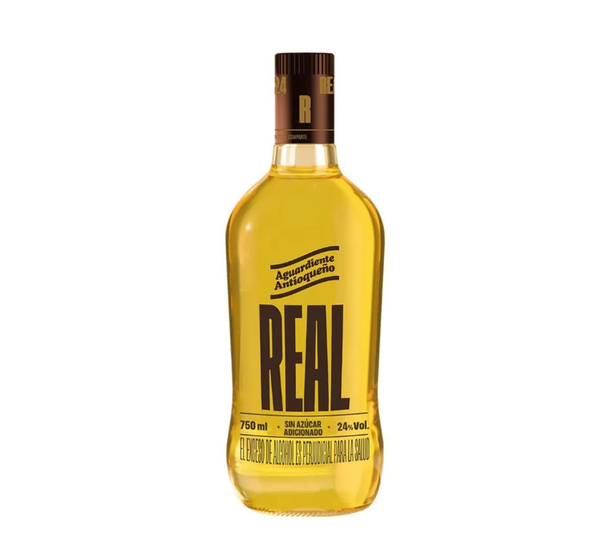 10X Aguardiente Antioqueño Real 24º X 750 Ml
