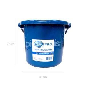 Balde Azul Task Pro 12 Lts - Paquete