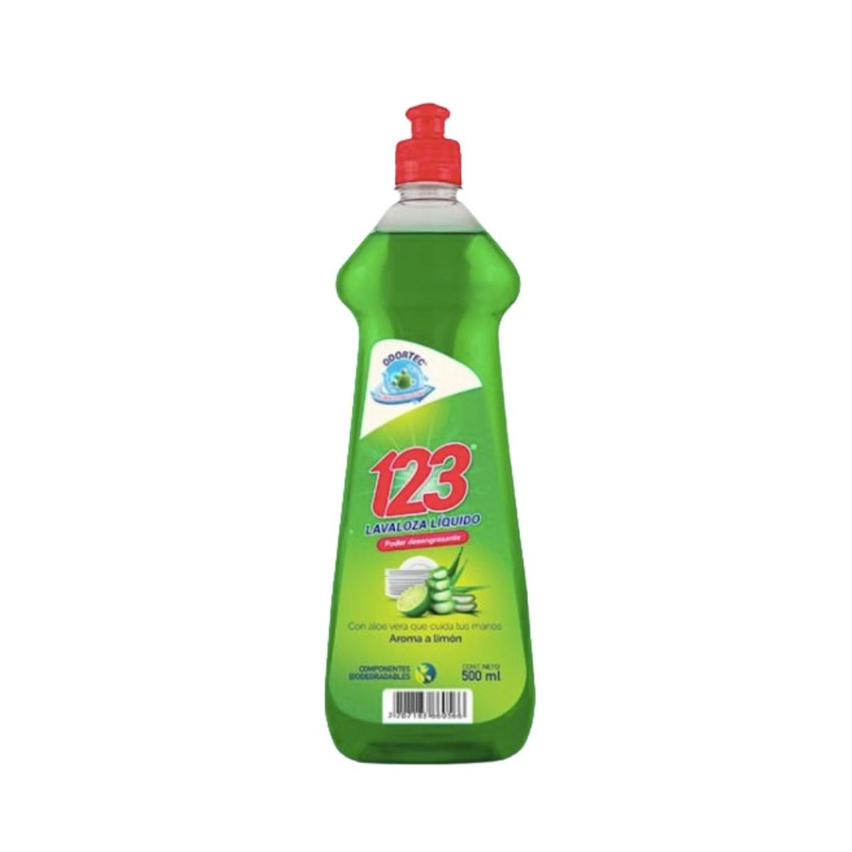 10X Lavaloza Líquido Limón 123 x 500 Ml Pet