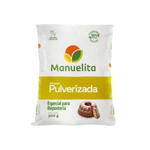 Azúcar Pulverizada Manuelita x 500 Gr - Bolsa