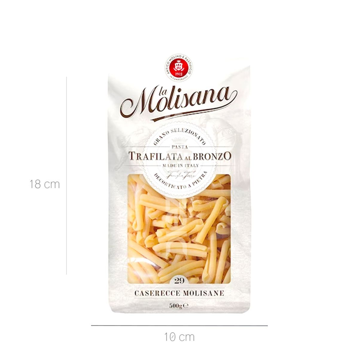 10X Pasta Casarecce La Molisana x 500 Gr Bolsa