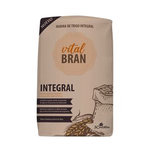 Harina de Trigo VitalBran Integral Saco x 25 Kg - Bulto