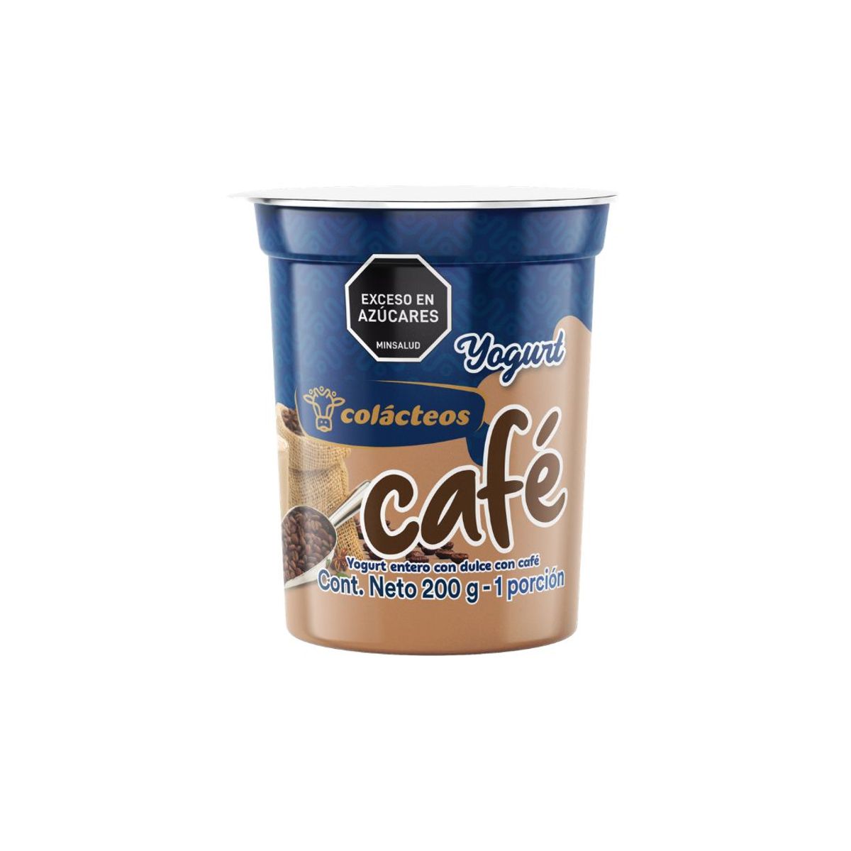 10X Yogur Café Colácteos x 200 Gr Vaso