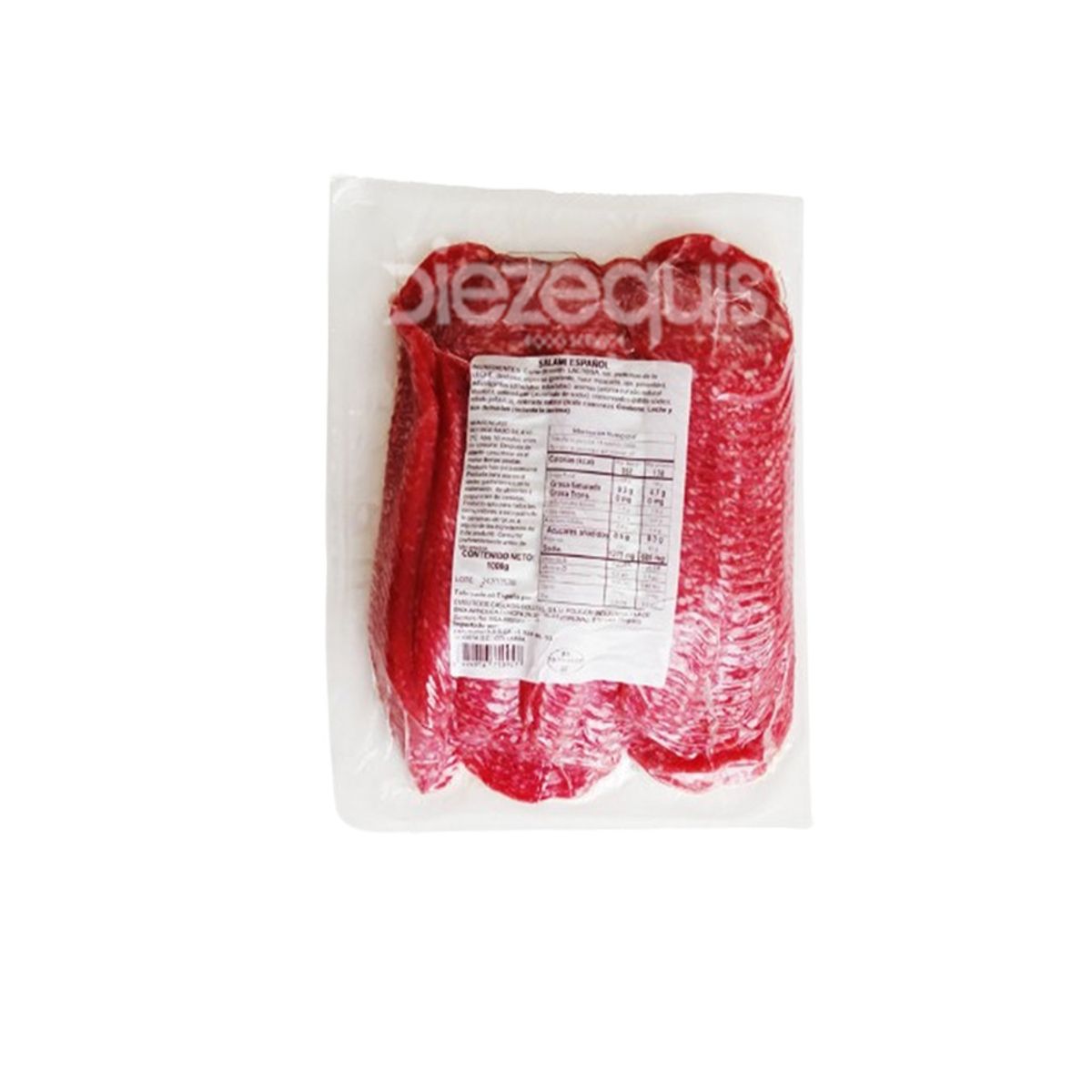 10X Salami Extra Loncheado Costa Brava x 500 Gr