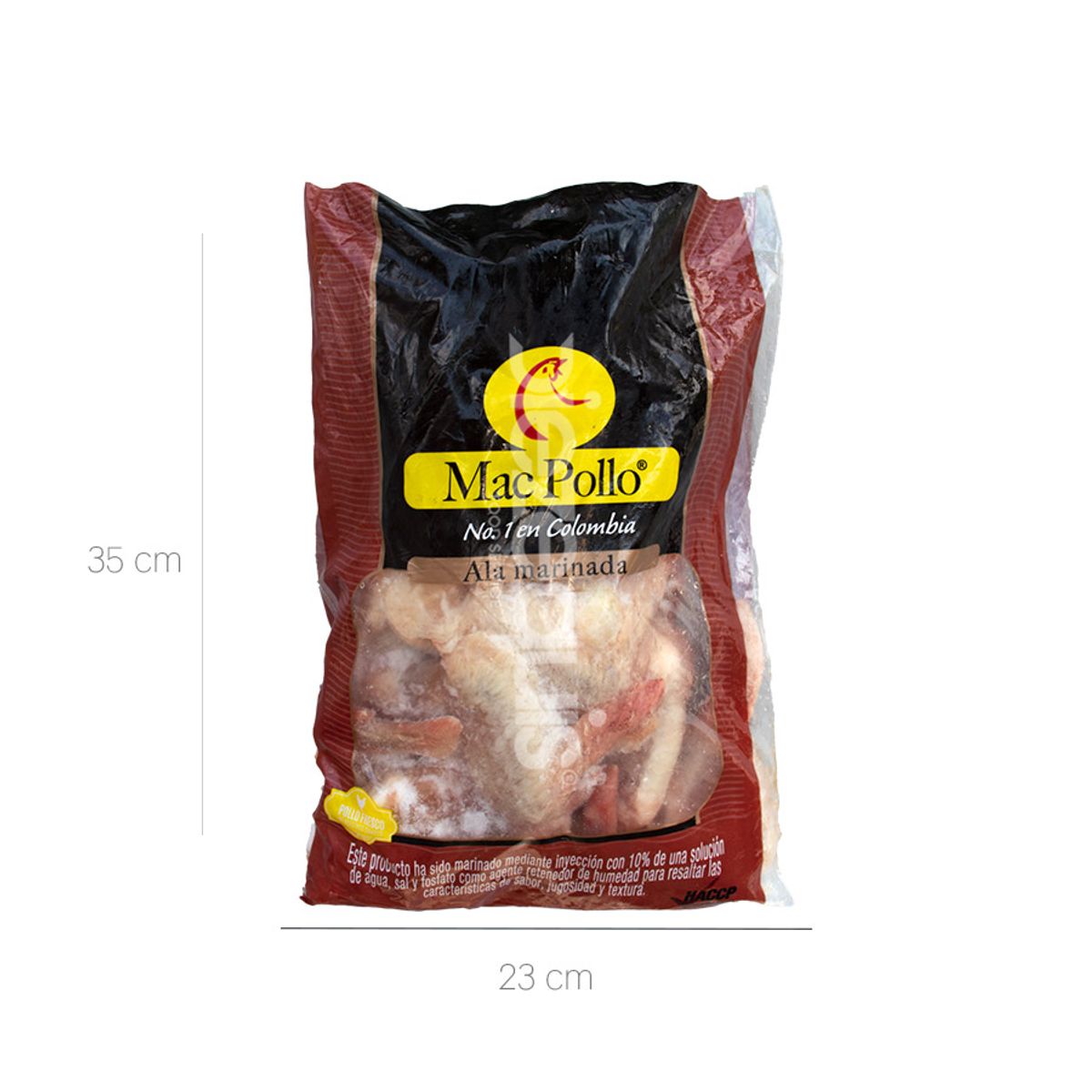 10X Ala Sin Costillar Refrigerada Mac Pollo +/- 1,6 Kg Bolsa x 15 Unds (Precio x Kg)