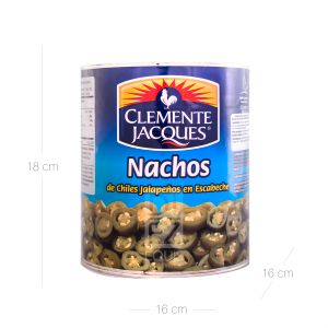Jalapeños En Rodajas Clemente Jacques x 2800 Gr Lata Drenado 1680 Gr - Unidad
