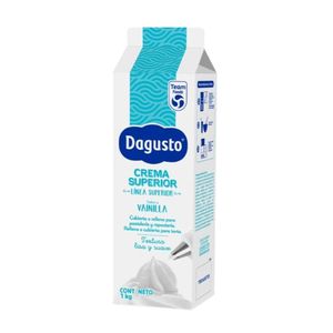 Crema Superior Vainilla Dagusto x 1000 Ml - Caja
