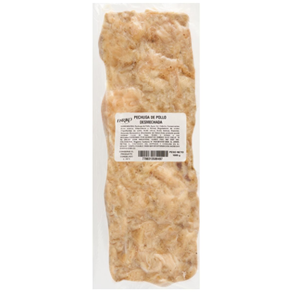 10X Pechuga de Pollo Desmechada Institucional Enriko x 1000 Gr