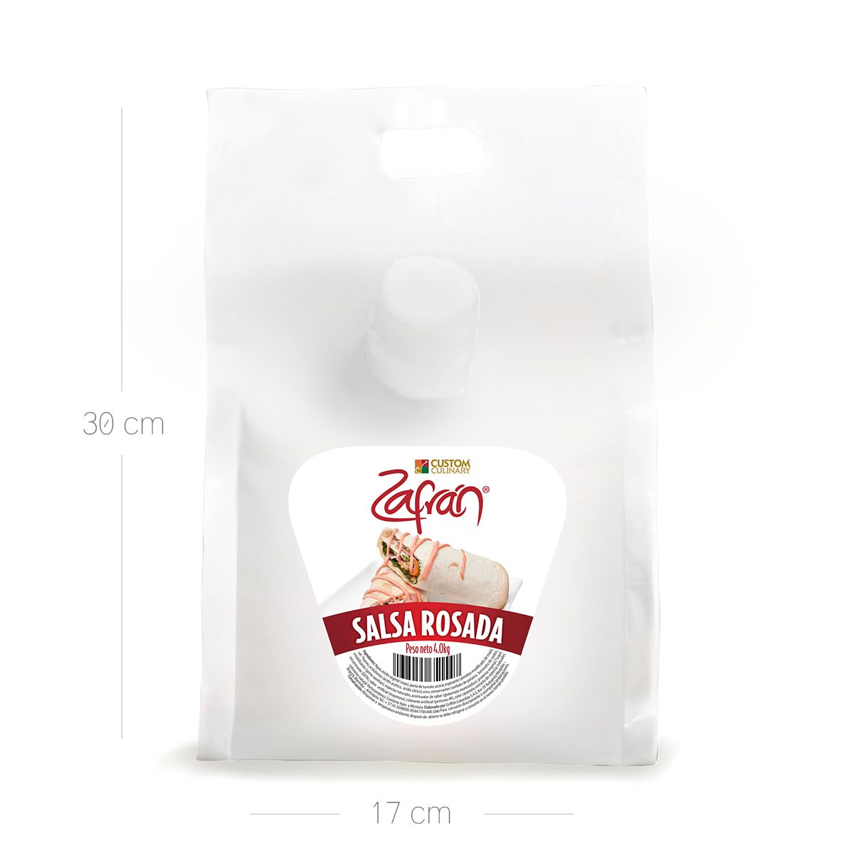 10X Salsa Rosada Zafrán Restaurantes x 4000 Gr Bolsa Master Bag