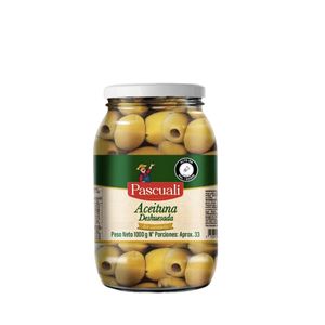 Aceituna Verde Deshuesada Pascuali x 1000 Gr Frasco - Unidad