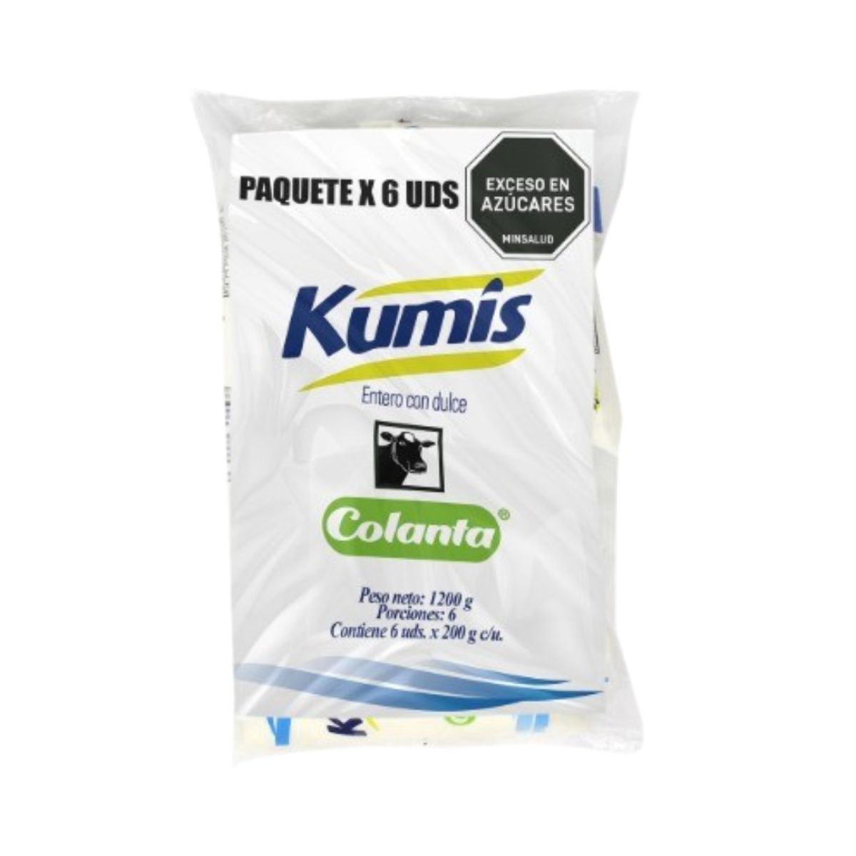 10X Kumis Colanta 200 Gr x 6 Und Bolsa