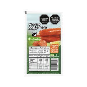 Chorizo Ternera Colanta x 20 Und Paquete - Paquete