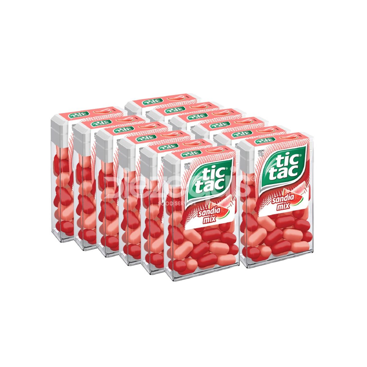 10X Tic Tac Sandia Mix Display x 12 Und