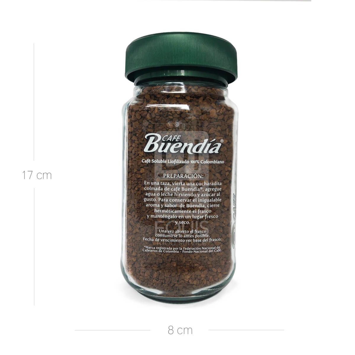 10X Café BuenDía Liofilizado Descafeinado x 170 Gr Vidrio