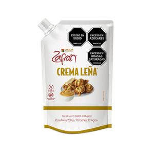 Salsa Crema Leña Zafrán x 200 Gr Doy Pack - Unidad