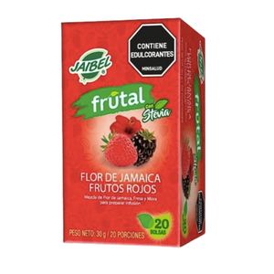 Aromática Frutal Flor De Jamaica Frutos Rojos Jaibel x 20 Und - Unidad