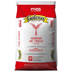 Harina Galeras Harina De Trigo Artesanal Mas Bulto 50 Kg - Bulto