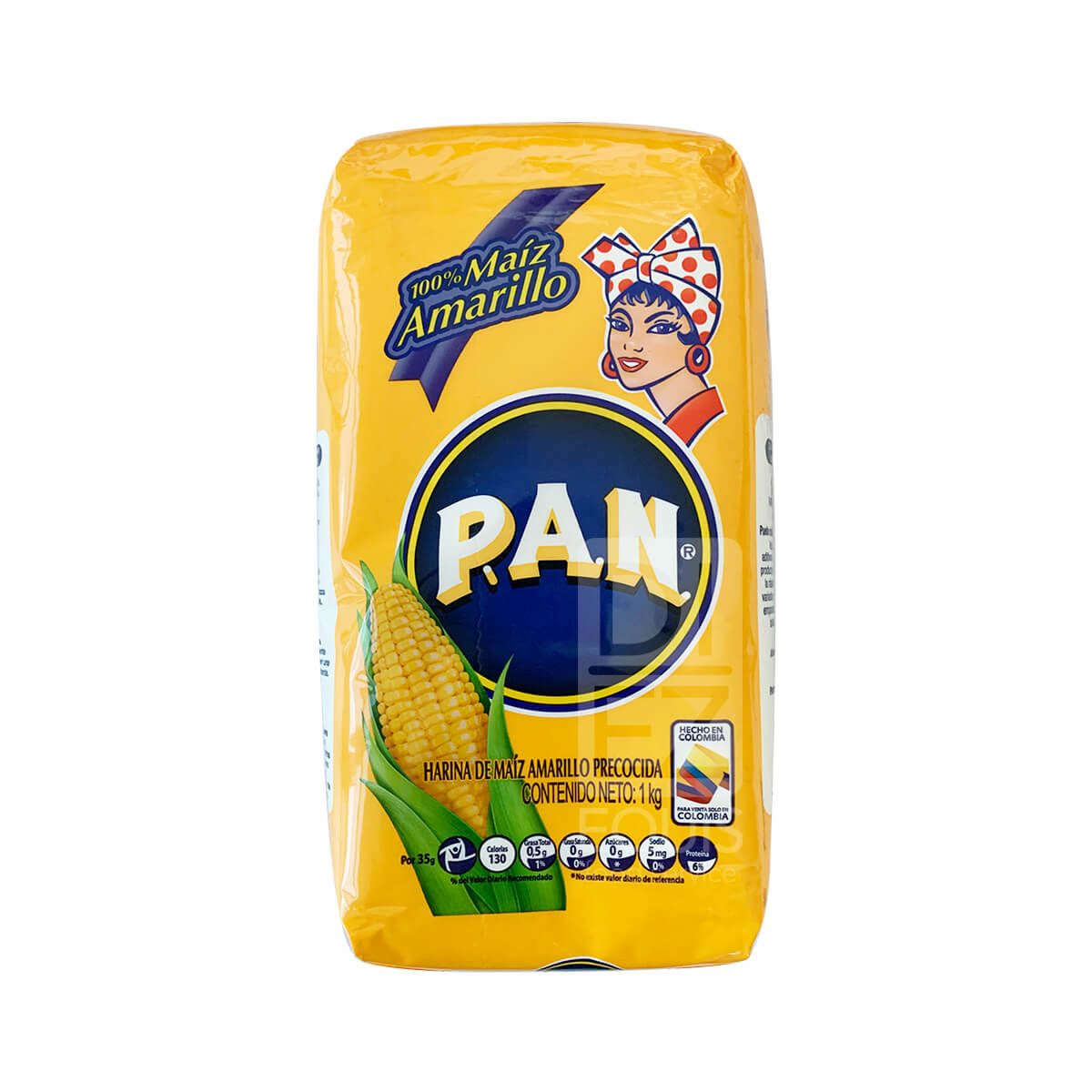 10X Harina Pan De Maíz Amarilla x 1000 Gr Bolsa