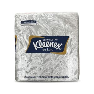 Servilleta De Lujo Hoja Doble Kleenex 4202 Blanco x 100 Und - Paquete