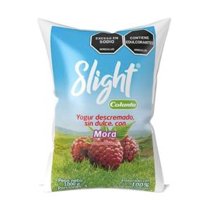Yogurt Slight Mora Colanta x 1lt - Bolsa