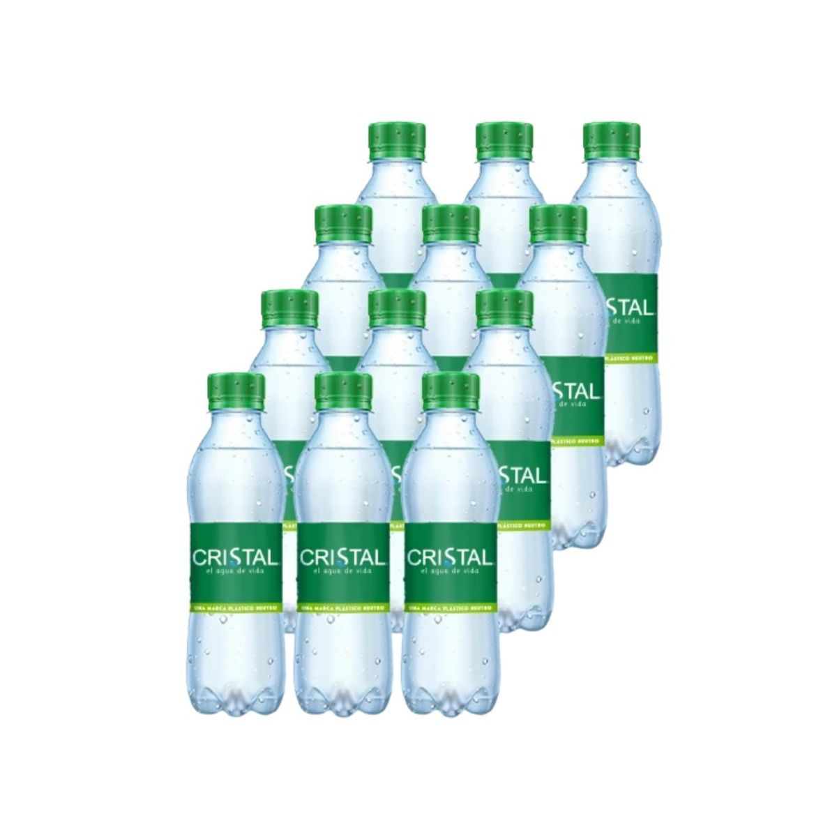 10X Agua Cristal Con Gas x 250 Ml x 12 Und Pet